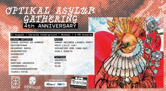 Optikal Asylum Gathering x AMNAP Records Launch Party