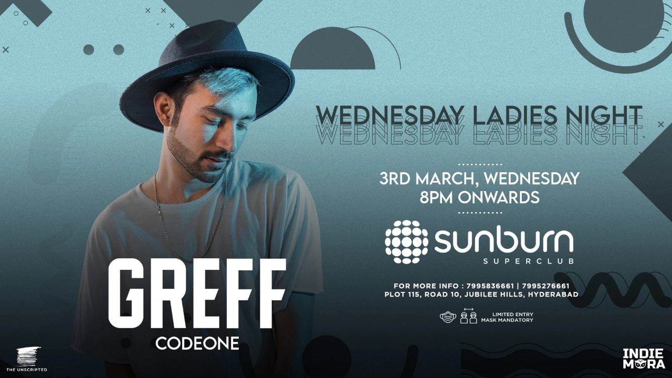 Wednesday Ladies Night w/ Greff @ Sunburn Superclub.