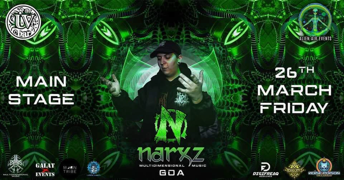 PSYCHEDELIC CARNIVAL FT. NARXZ FIRST TIME AT GOA