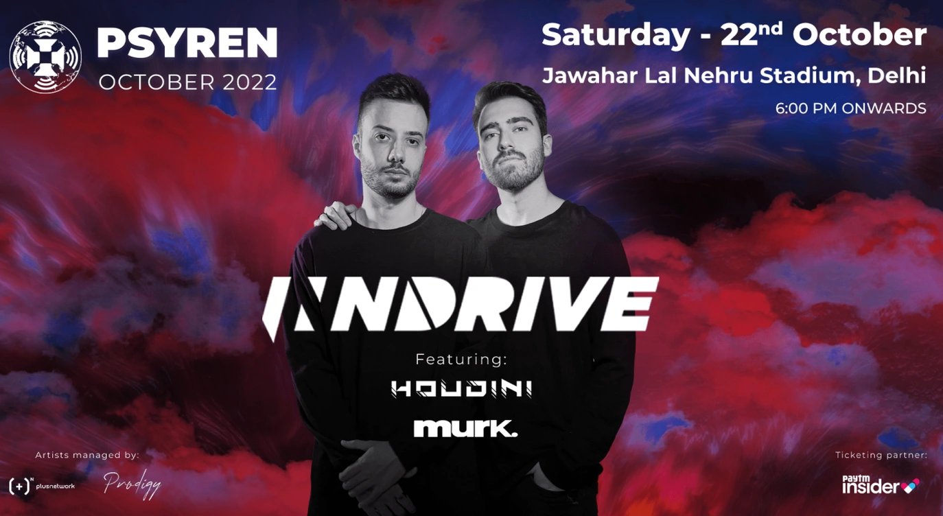 PSYREN '22 feat. INNDRIVE Debut India Tour - New Delhi