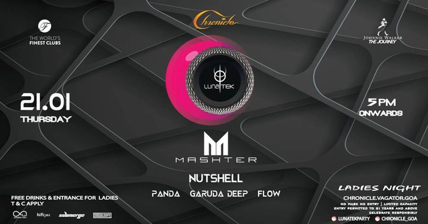 Lunatek  - Ladies Night at Chronicle, Goa 21.01.2021