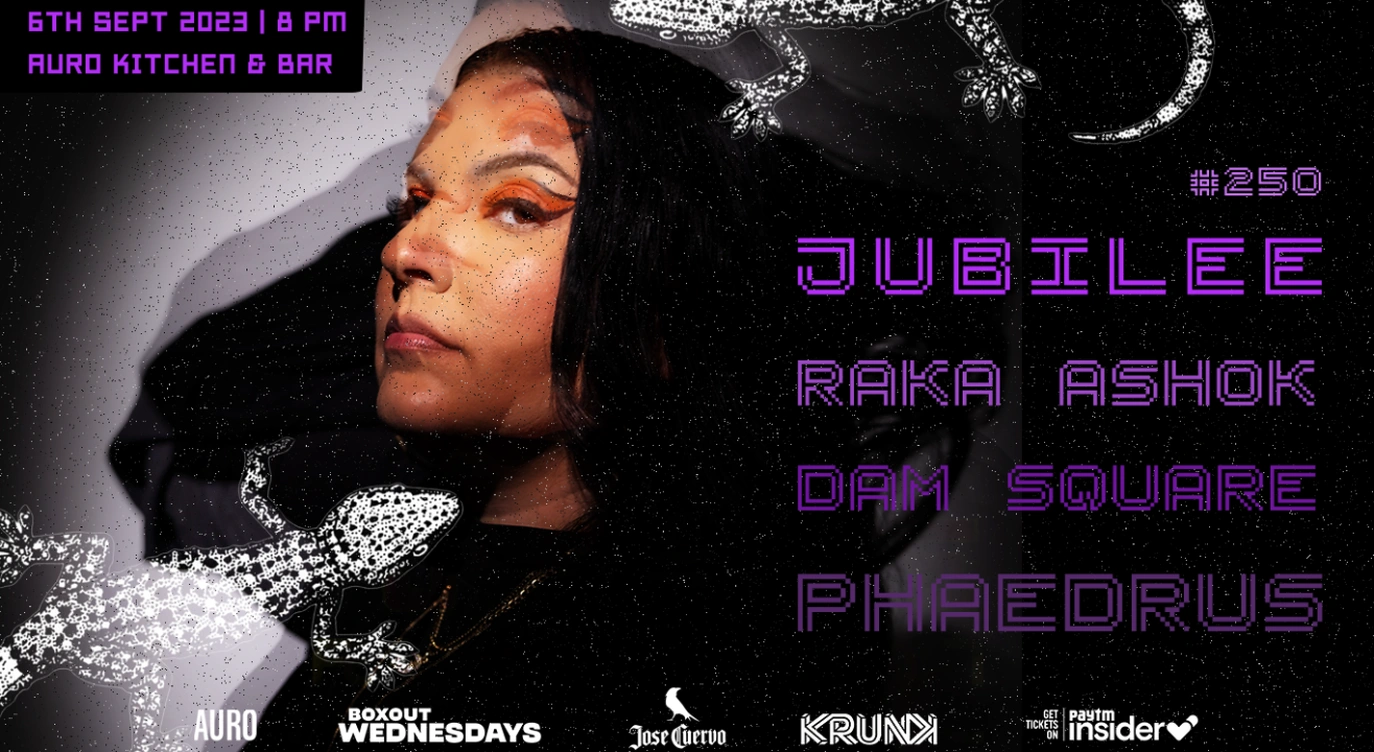 Boxout Wednesdays #250 with Jubilee, Raka Ashok, Dam Square, Phaedrus