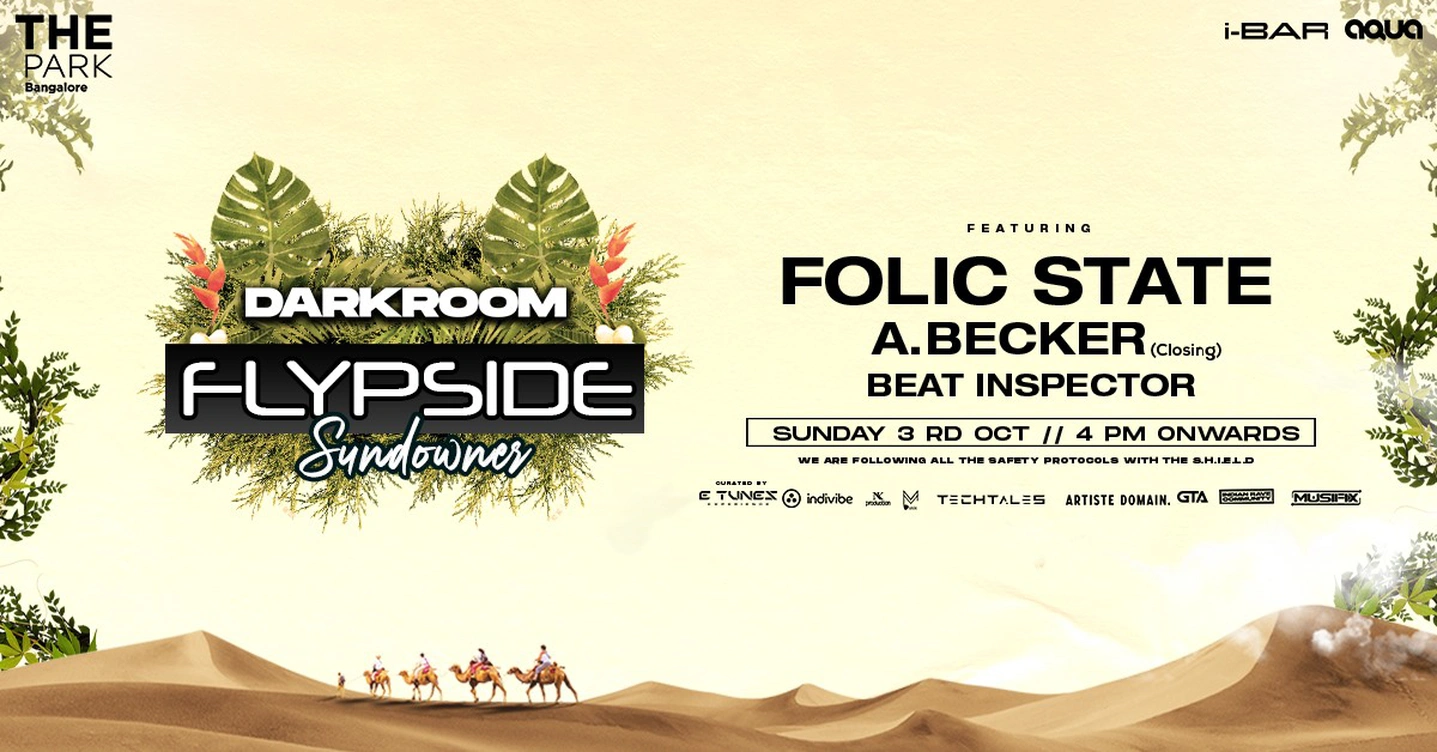 Flypside x Day Trip | Folic State, A.Becker & Beat Inspector | Sun Oct 3rd | Limited Capacity
