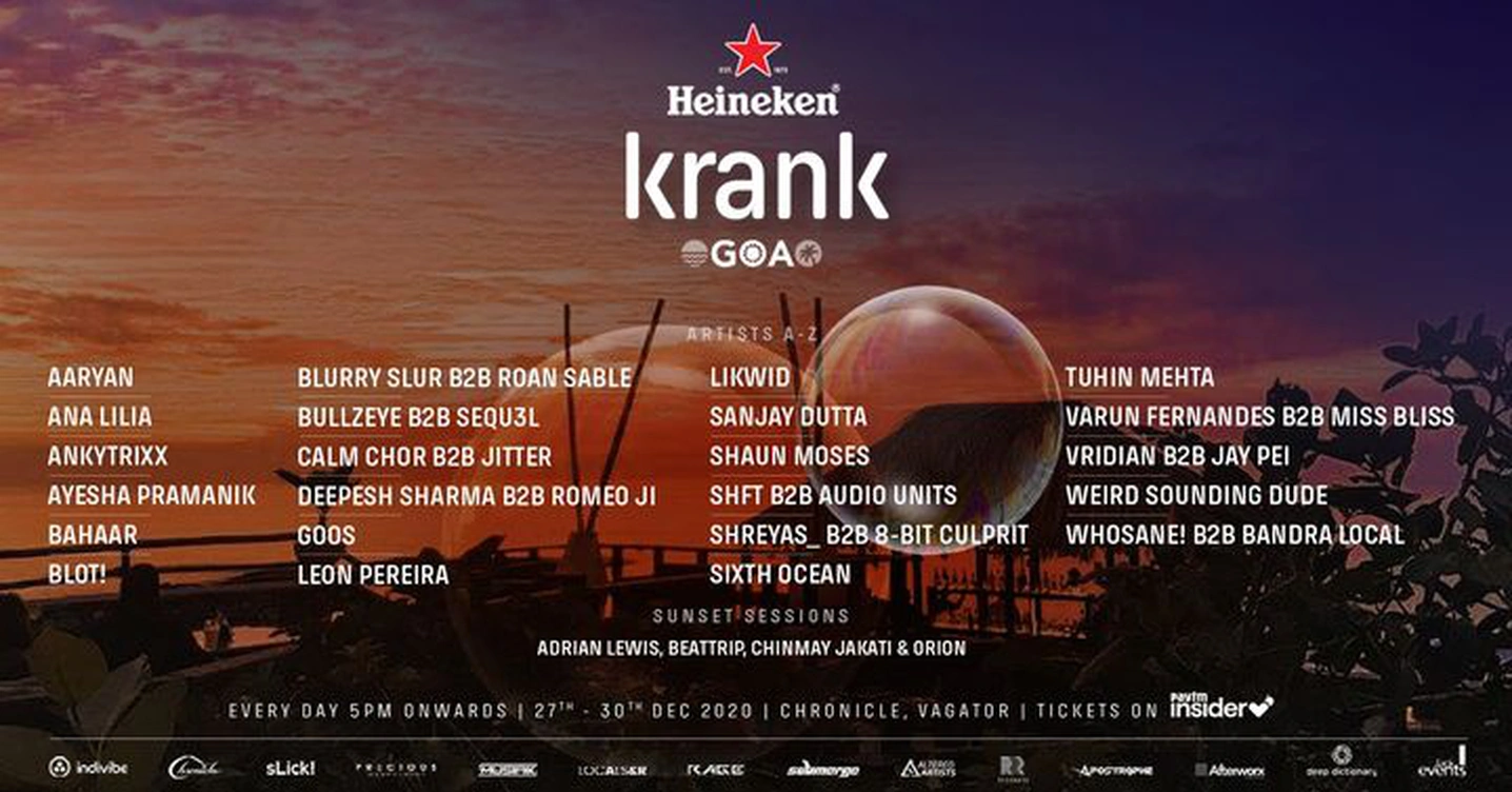 Krank GOA 2020 at Chronicle, Dec 27-30th