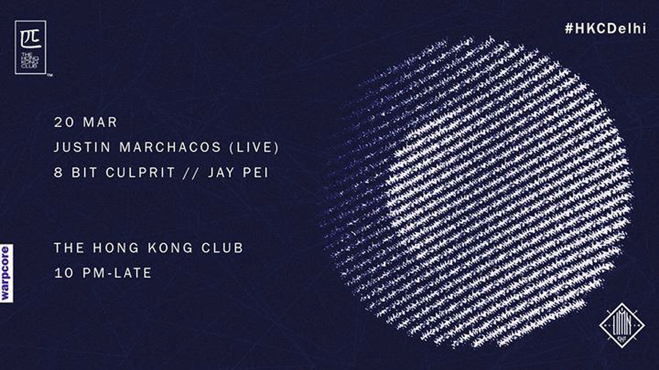 Warpcore presents Justin Marchacos(LIVE) // 8 Bit Culpri,Jay Pei