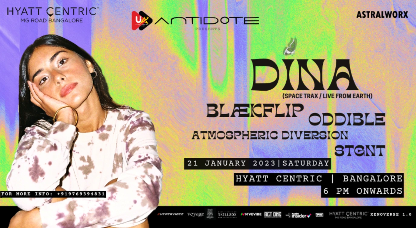 DINA (Space Trax/Live From Earth) + BLÆKFLIP + ODDIBLE + STGNT + ATMOSPHERIC DIVERSION