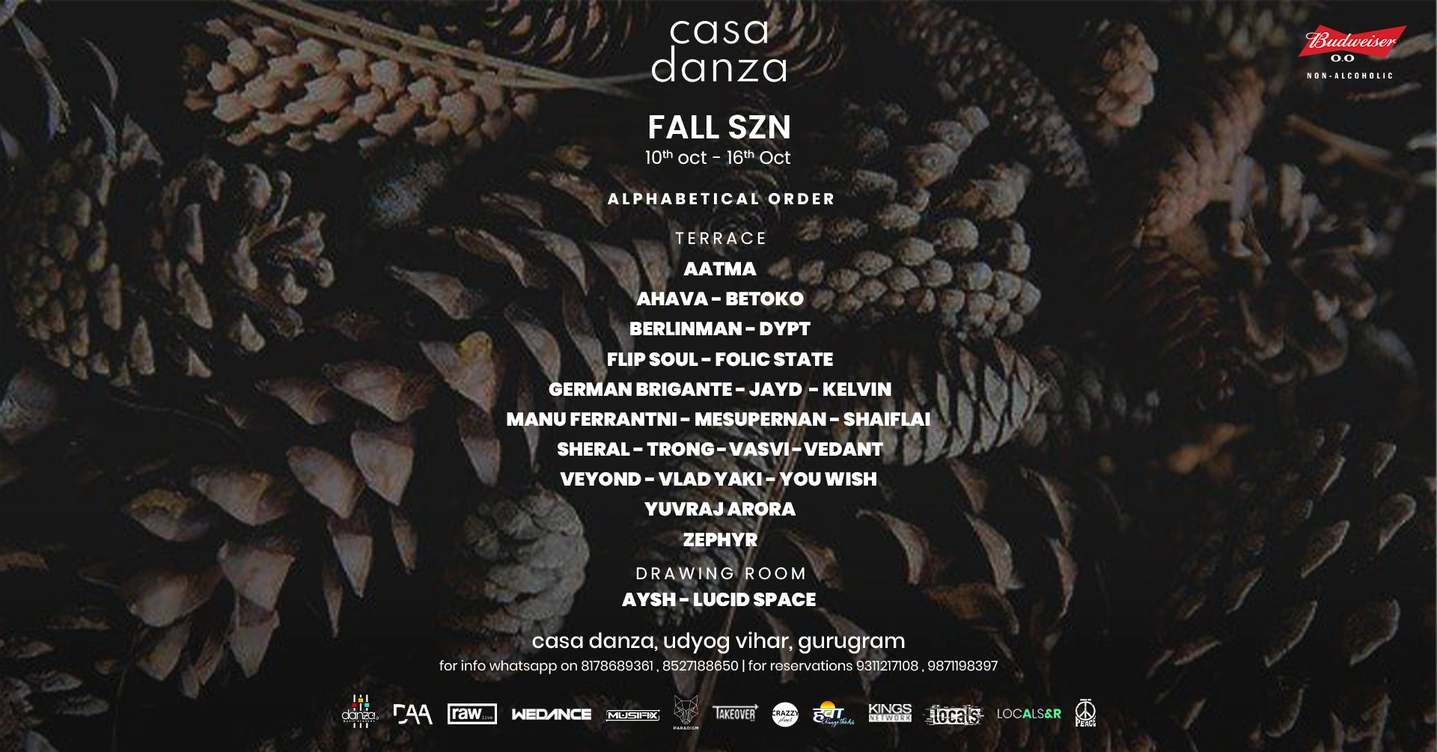 casa danza : fall Szn