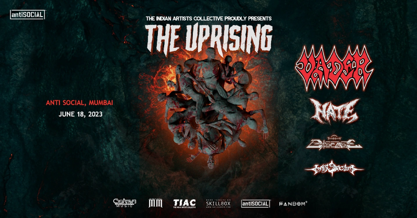 The Uprising | Featuring Vader, Hate, Thy Disease & Inner Sanctum | 18th June | Mumbai