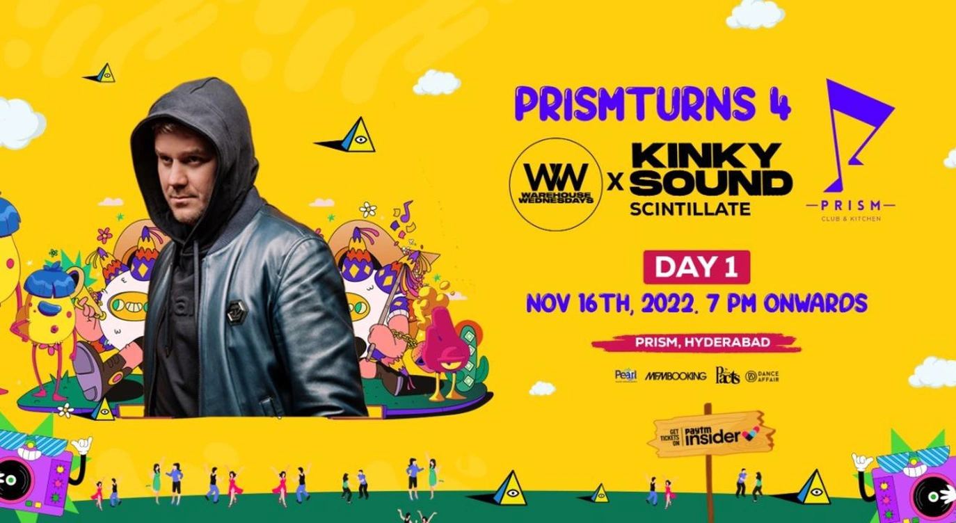 Warehouse Wednesday w/ Kinky Sound, Scintillate | Prism Turns 4 - Day 1