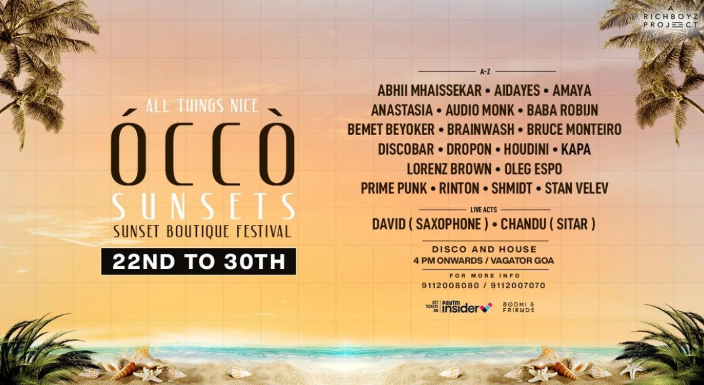 OCCO SUNSET BOUTIQUE FESTIVAL