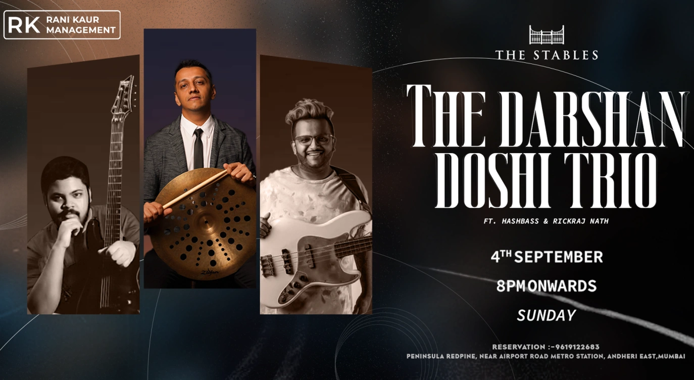 THE DARSHAN DOSHI TRIO FT. HASHBASS & RICKRAJ NATH