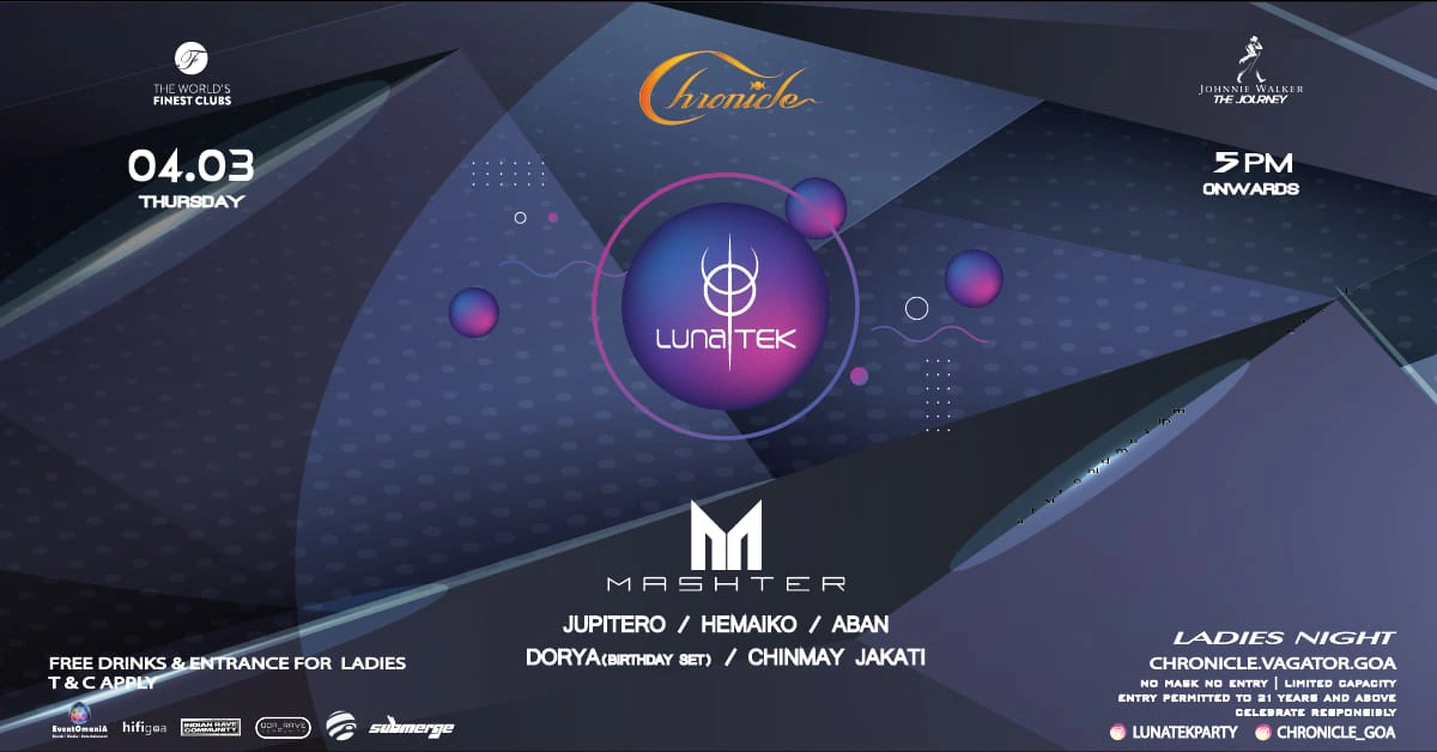 Chronicle // Lunatek Ladies Night - Women's Day - 4th March