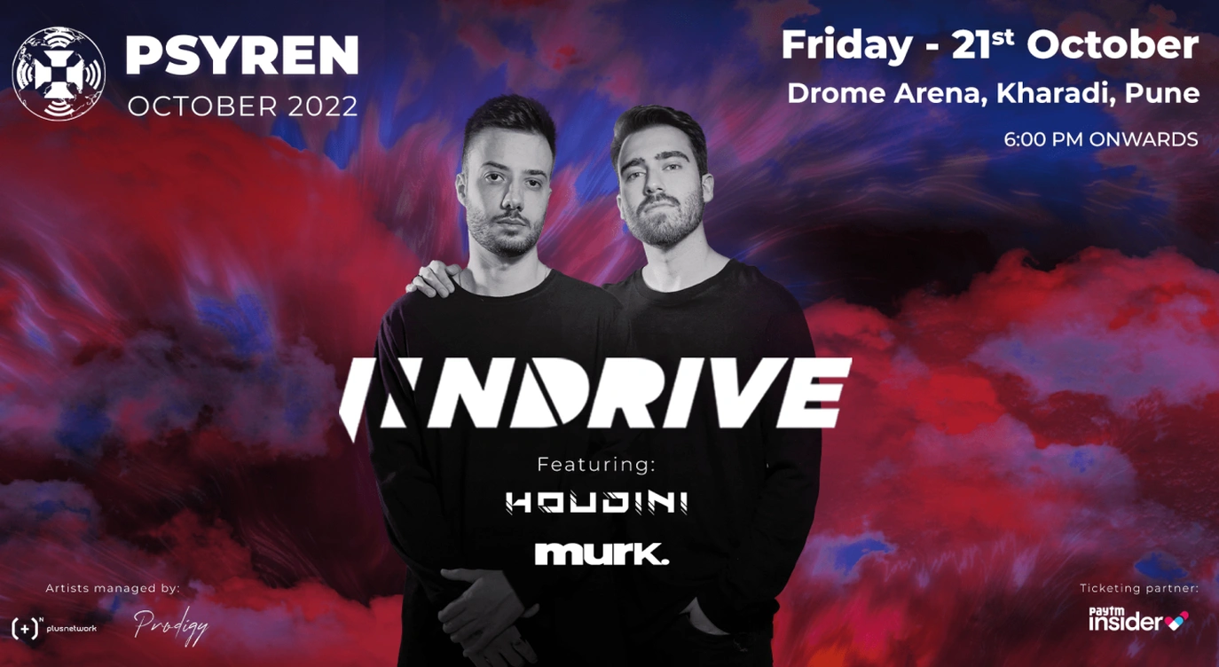PSYREN '22 feat. INNDRIVE Debut India Tour - Pune