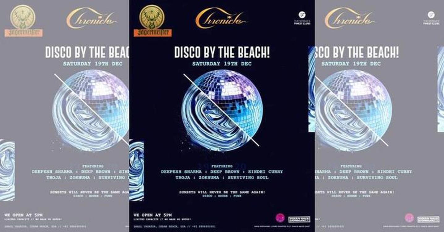 Disco By The Beach at Chronicle, Goa