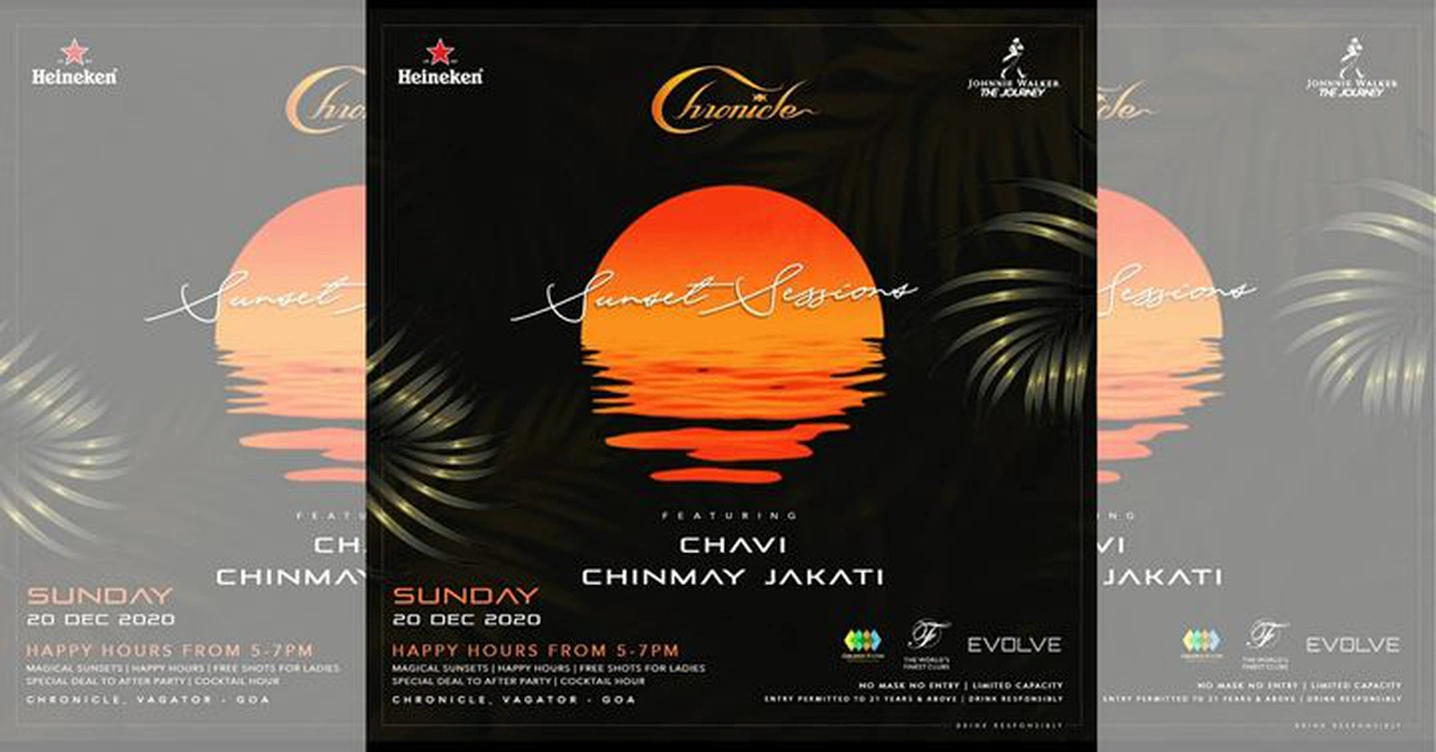 Sunset Sessions at Chronicle,Goa