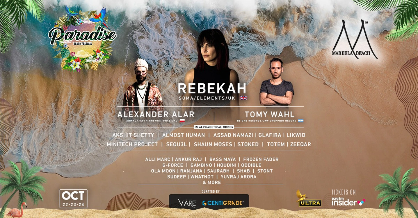 Paradise Beach Festival | 22-23-24 Oct | Marbela Beach.