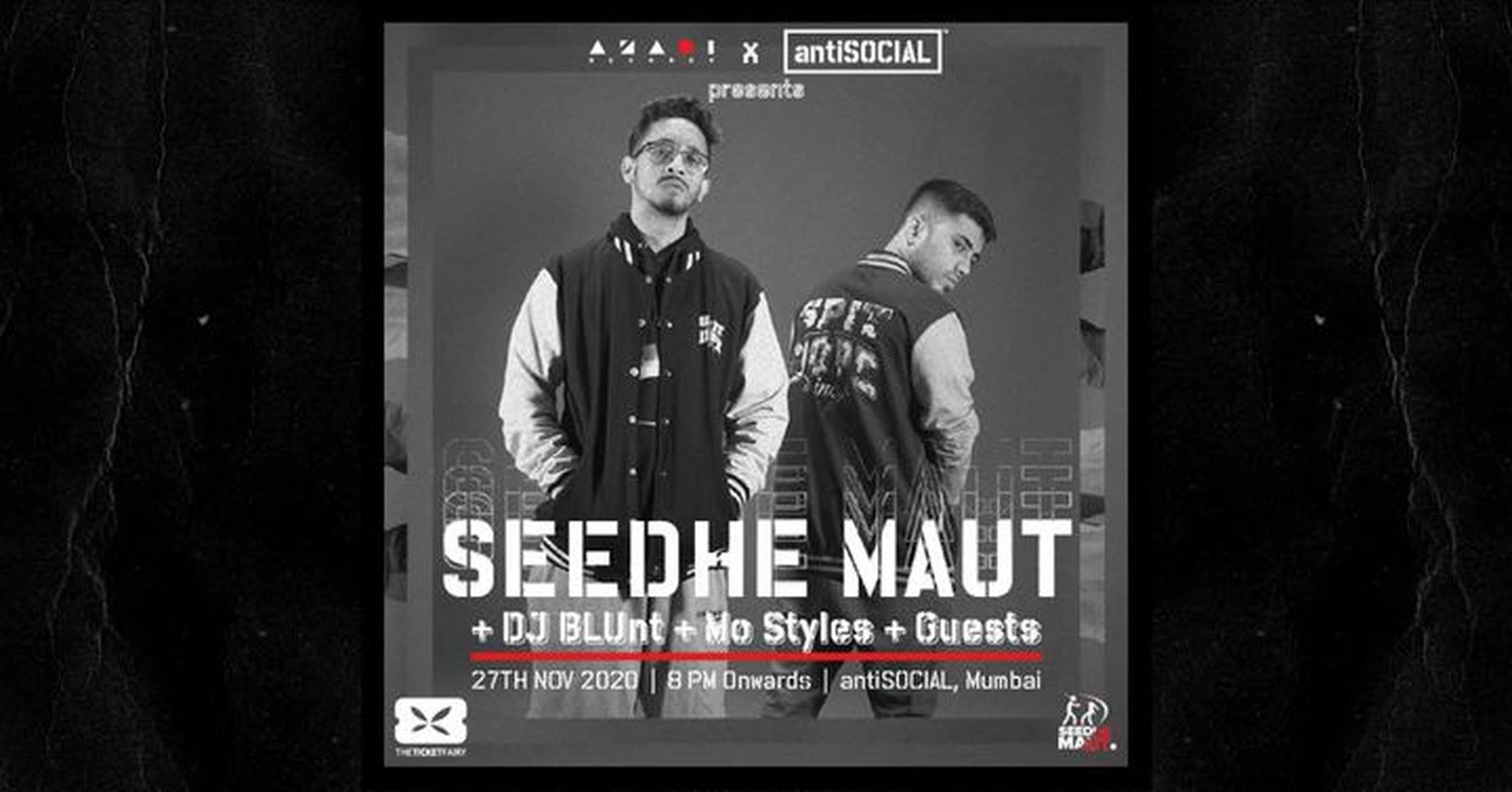 ‘Seedhe Maut’ Live ft. ‘BLUnt X Mo Styles’ | antiSOCIAL Mumbai