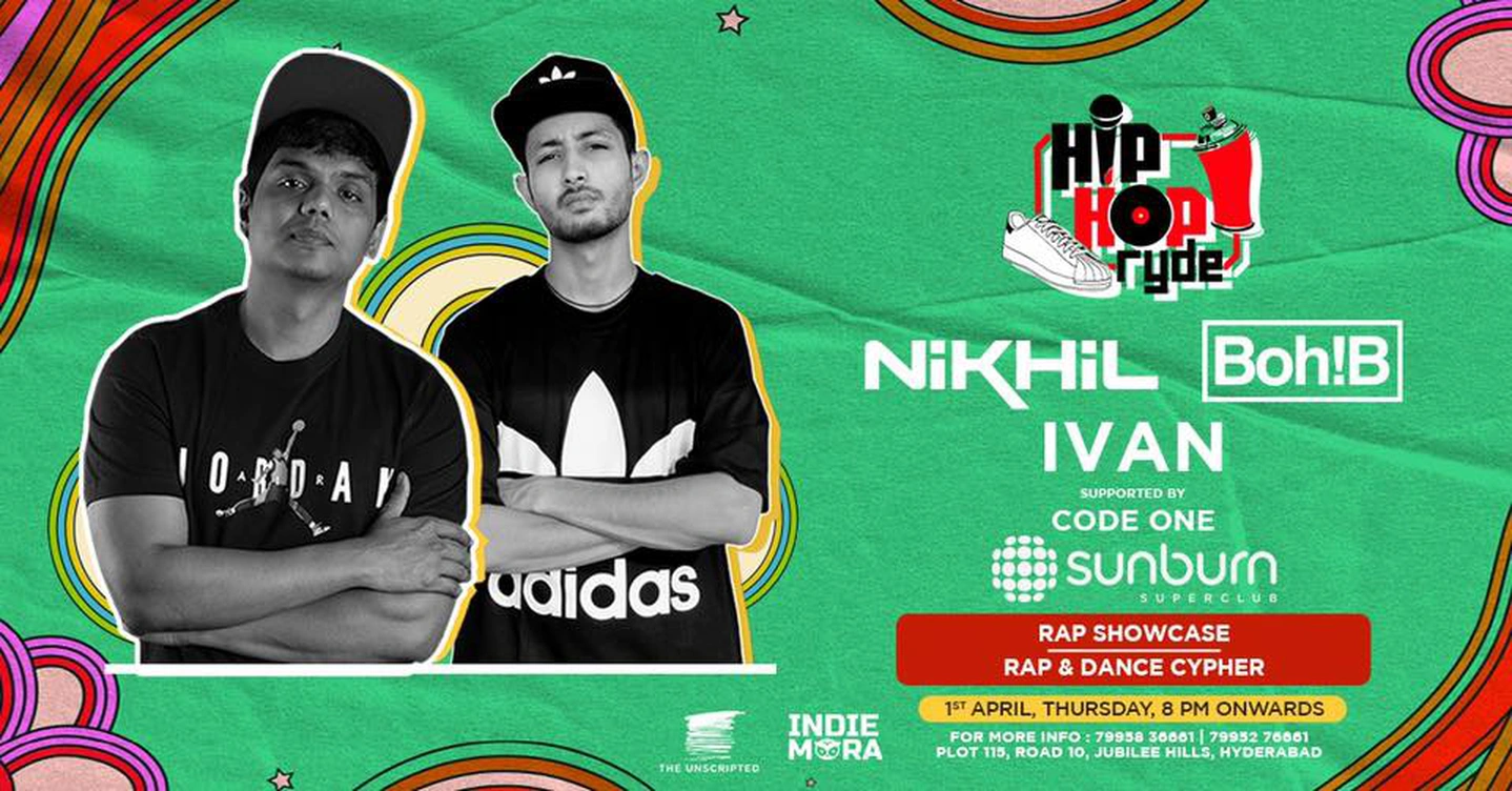 Thursday Hip Hop Ryde w/ Nikhil / Boh!B / ivan.