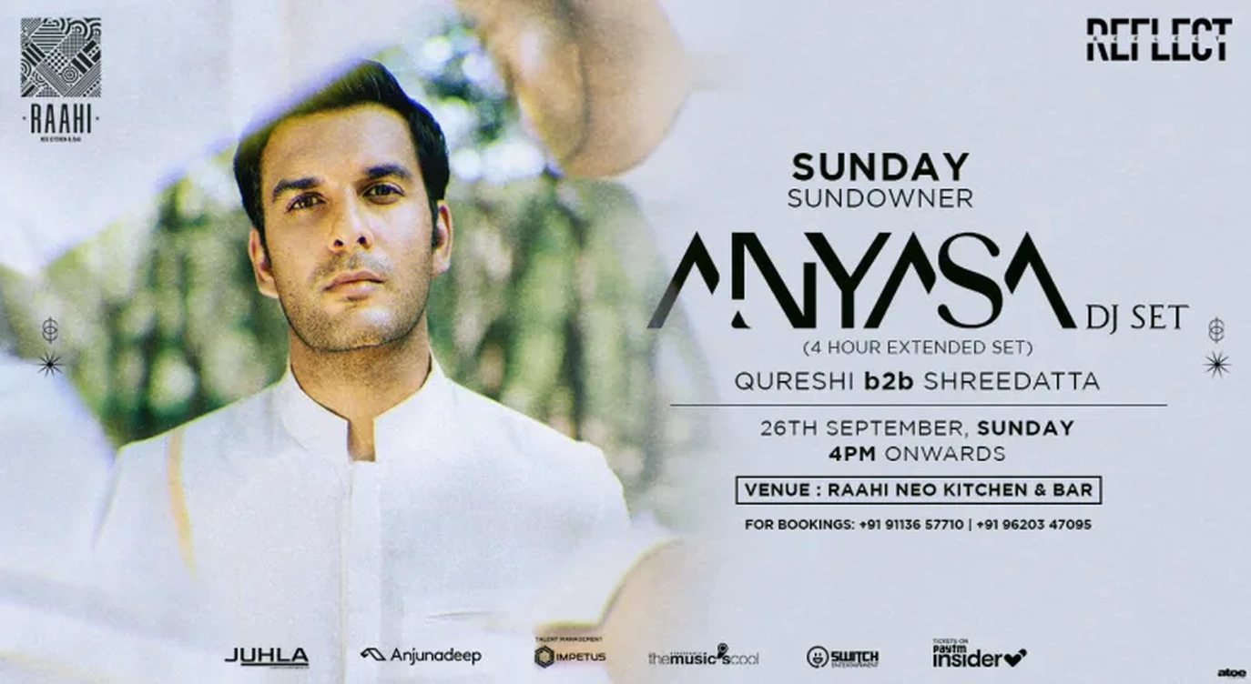 REFLECT Presents Sunday Sundowner Anyasa (DJ Set)