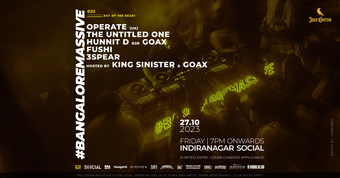 Drum and Bass India x Social presents - #BangaloreMassive 021