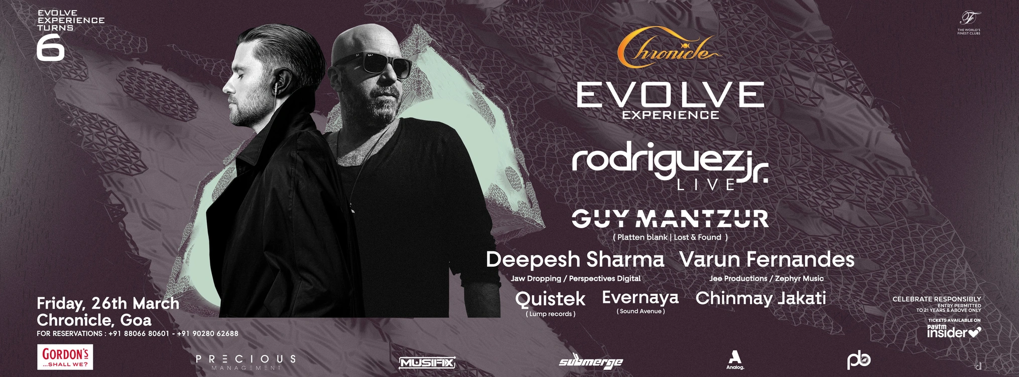 Rodriguez Jr & Guy Mantzur @Chronicle, Goa