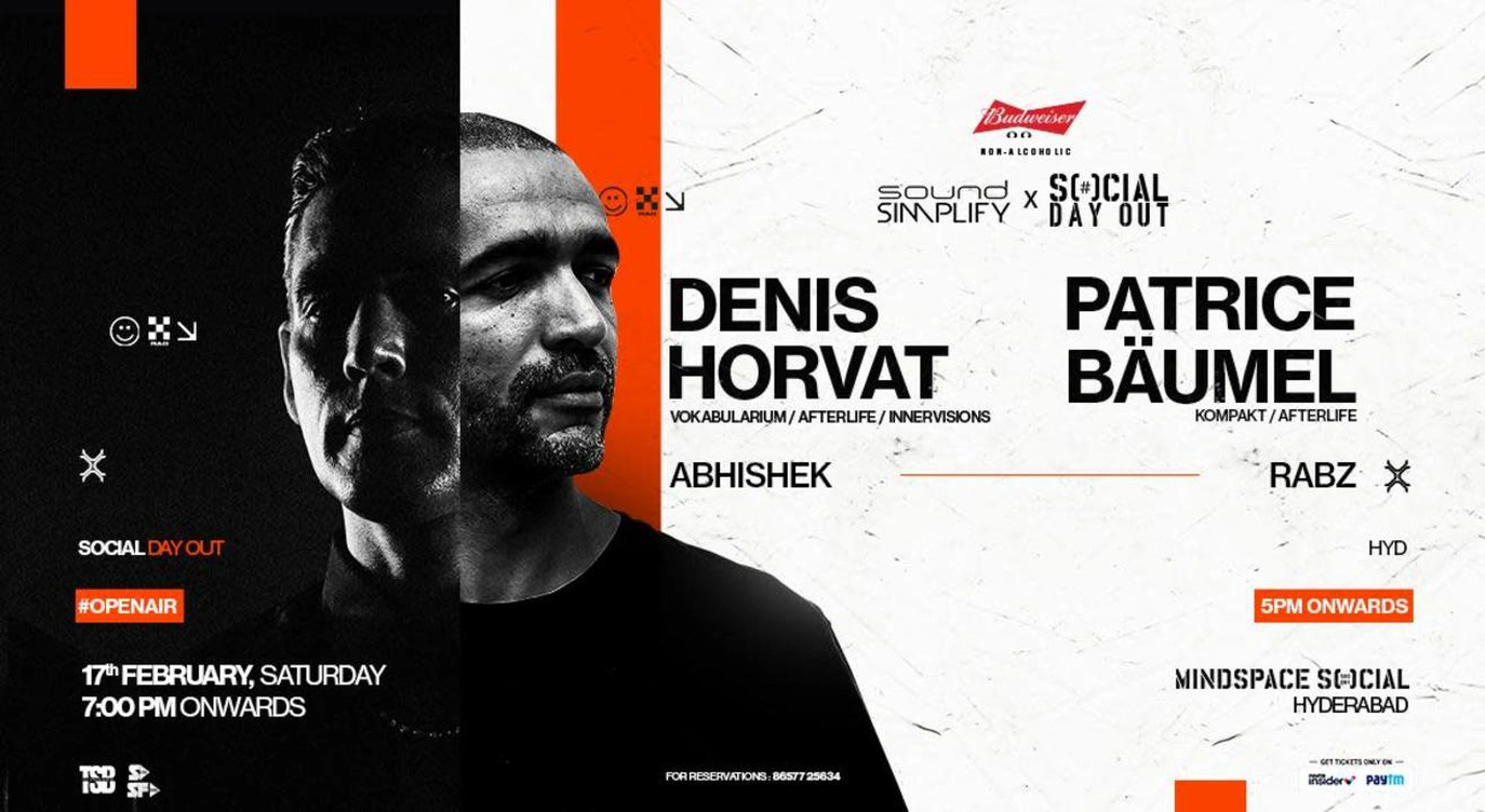 Patrice Baumel + Denis Horvat at MindSpace Social, Hyderabad