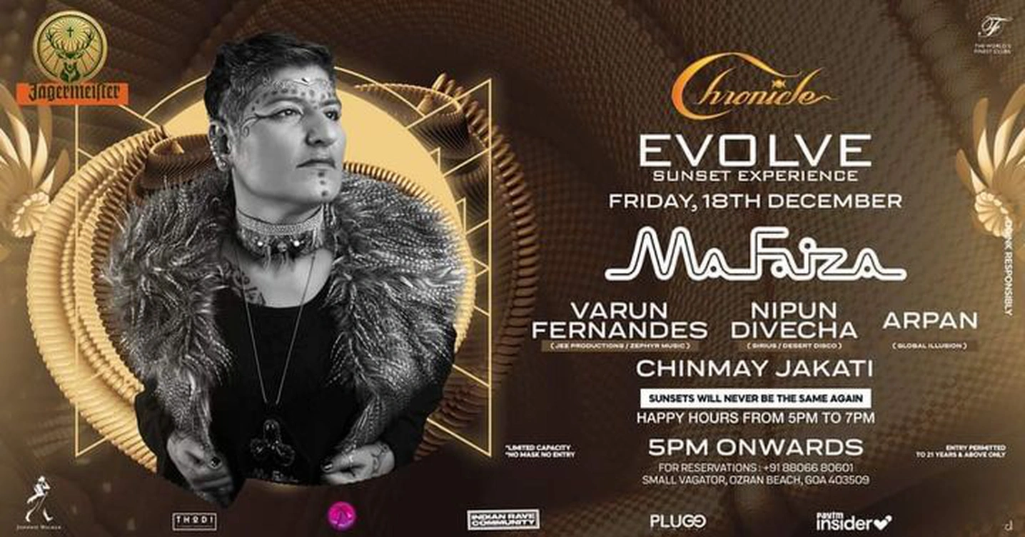 Evolve Presents Ma Faiza at Chronicle , Vagator . Goa