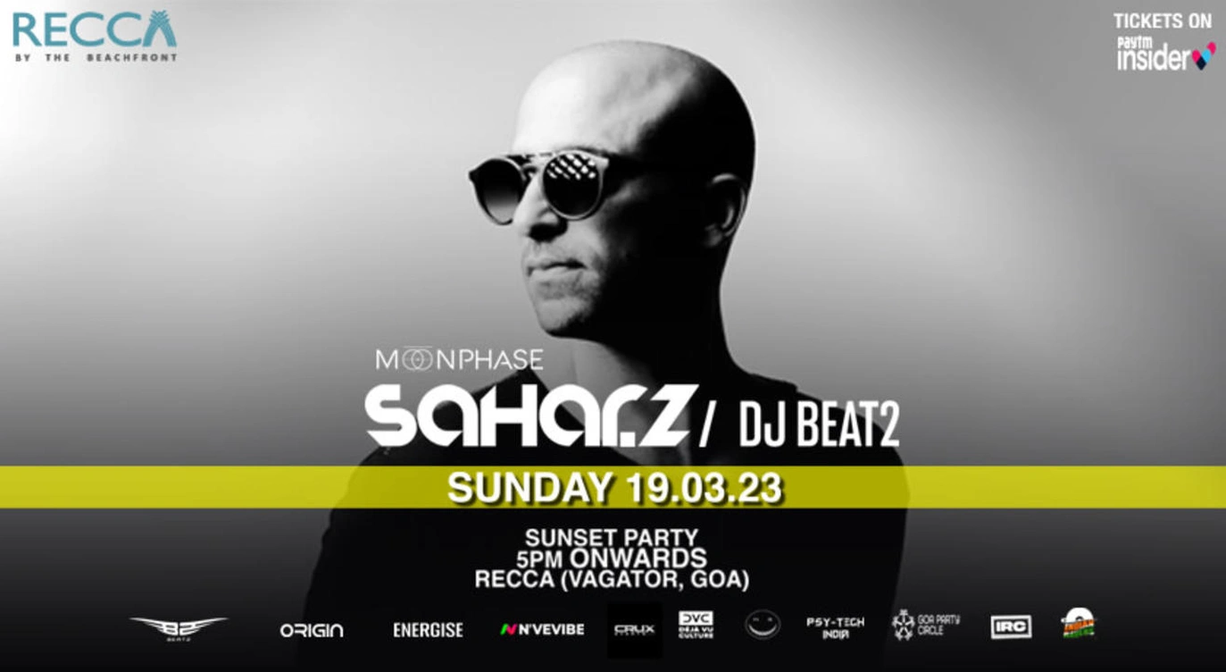 Moonphase Tour- Sahar Z & DJ Beat2 (Recca, Goa)