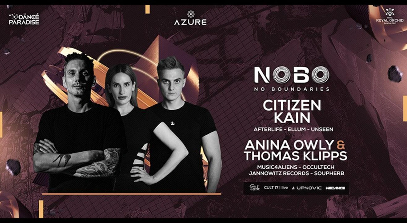 NOBO Festival FT Citizen Kain x Anina Owly & Thomas Klipps live in Bangalore
