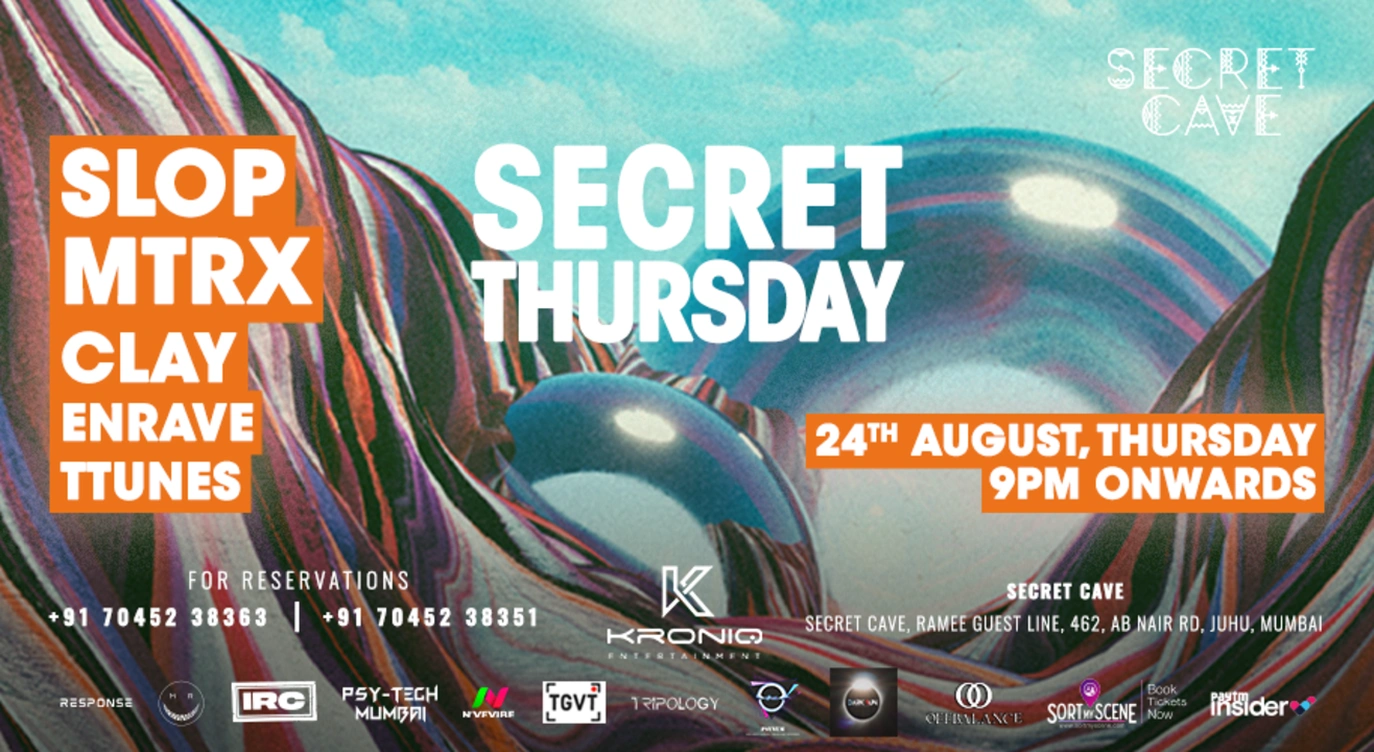 Secret Thursday Ft. Slop & Mtrx At Secret Cave