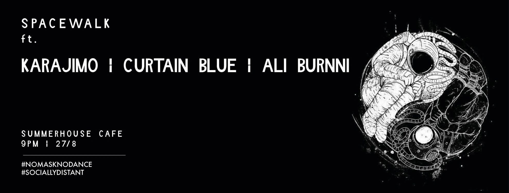 warpcore Spacewalk ft Karajimo, Curtain Blue & Ali Burrni