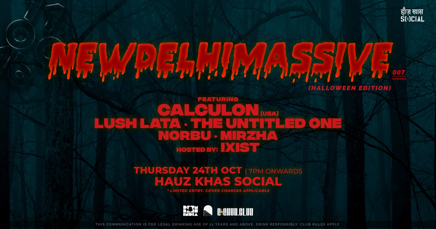 Drum and Bass India x Social presents - #NewDelhiMassive 007 (Halloween Edition)