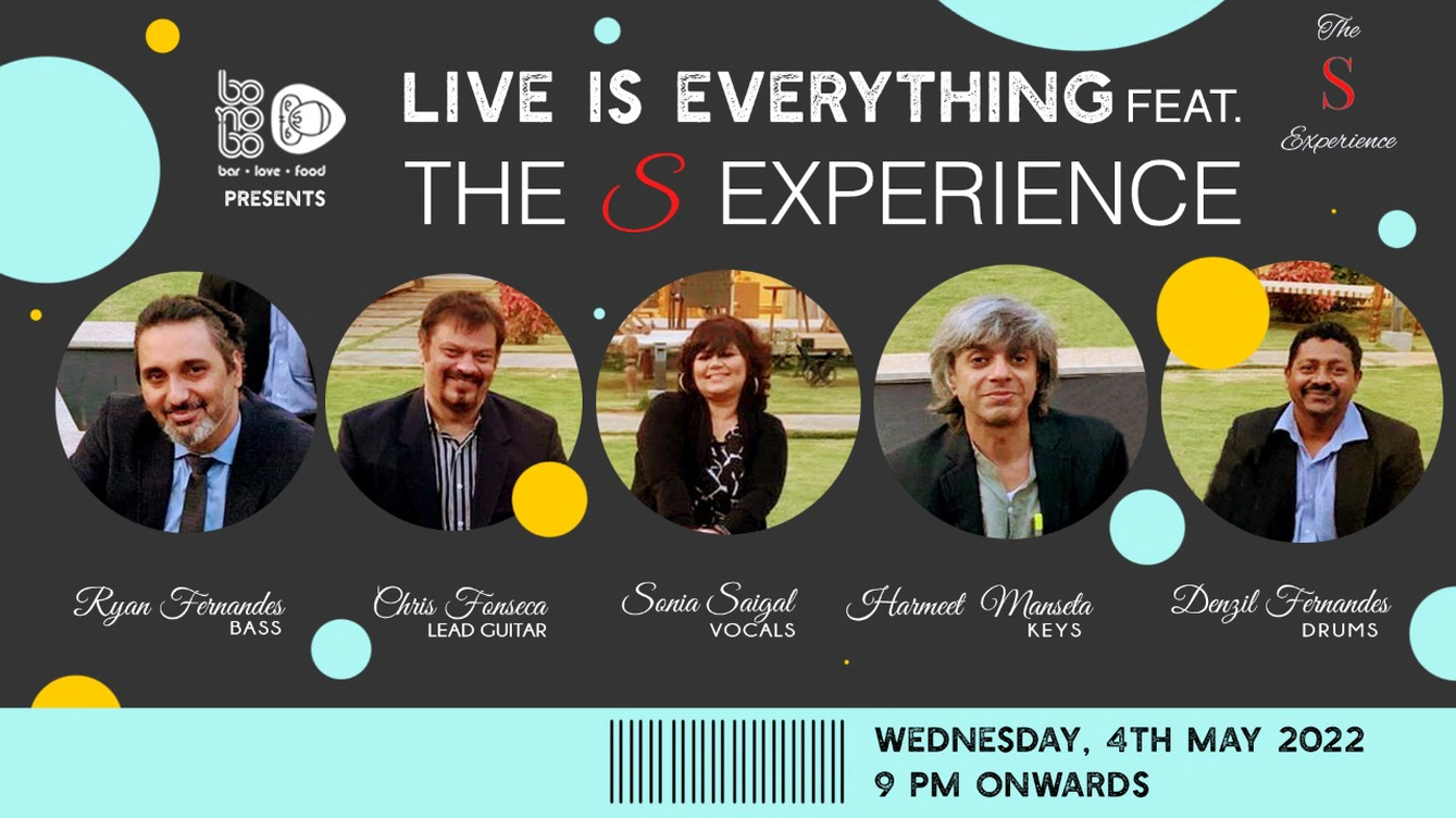 Bonobo presents: #LiveIsEverything ft. The S Experience | 4th May 2022