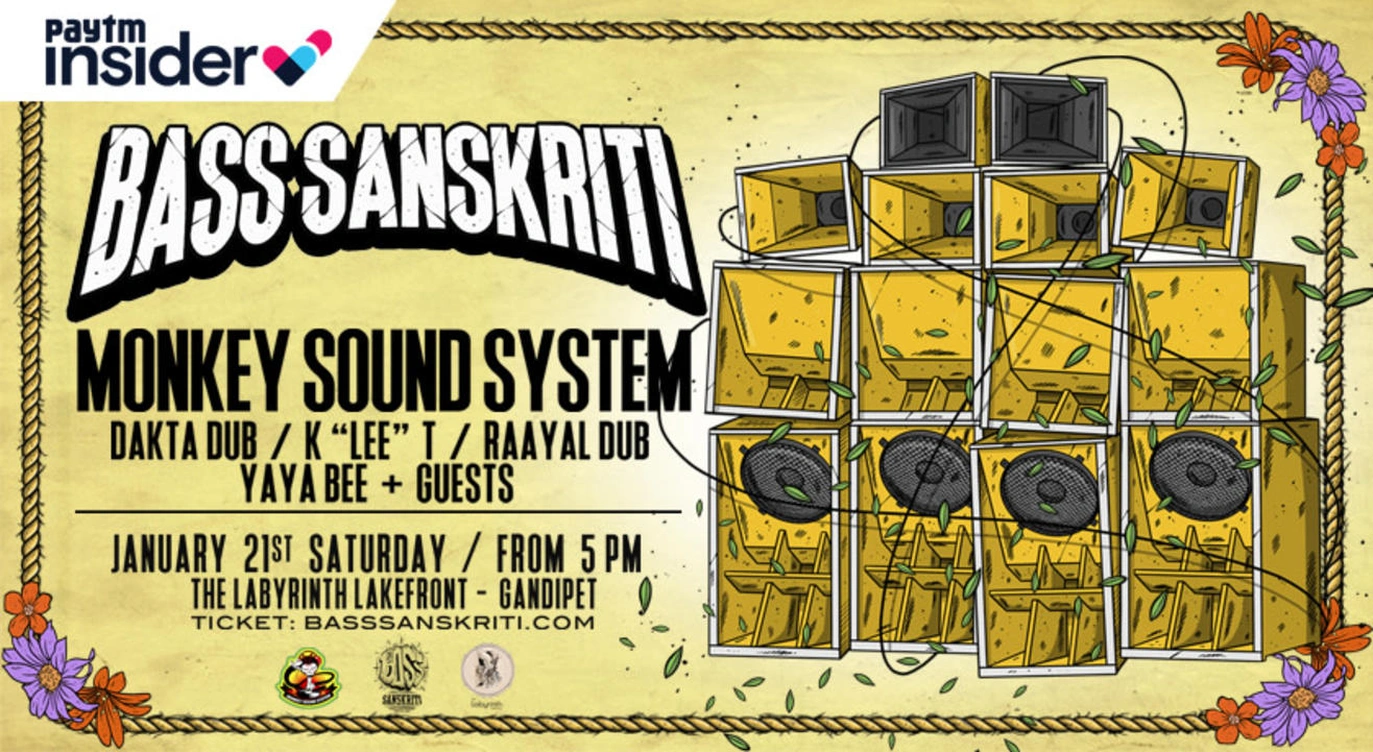 Bass Sanskriti ft Monkey Sound System @The Labyrinth Lakefront 21.01.2023
