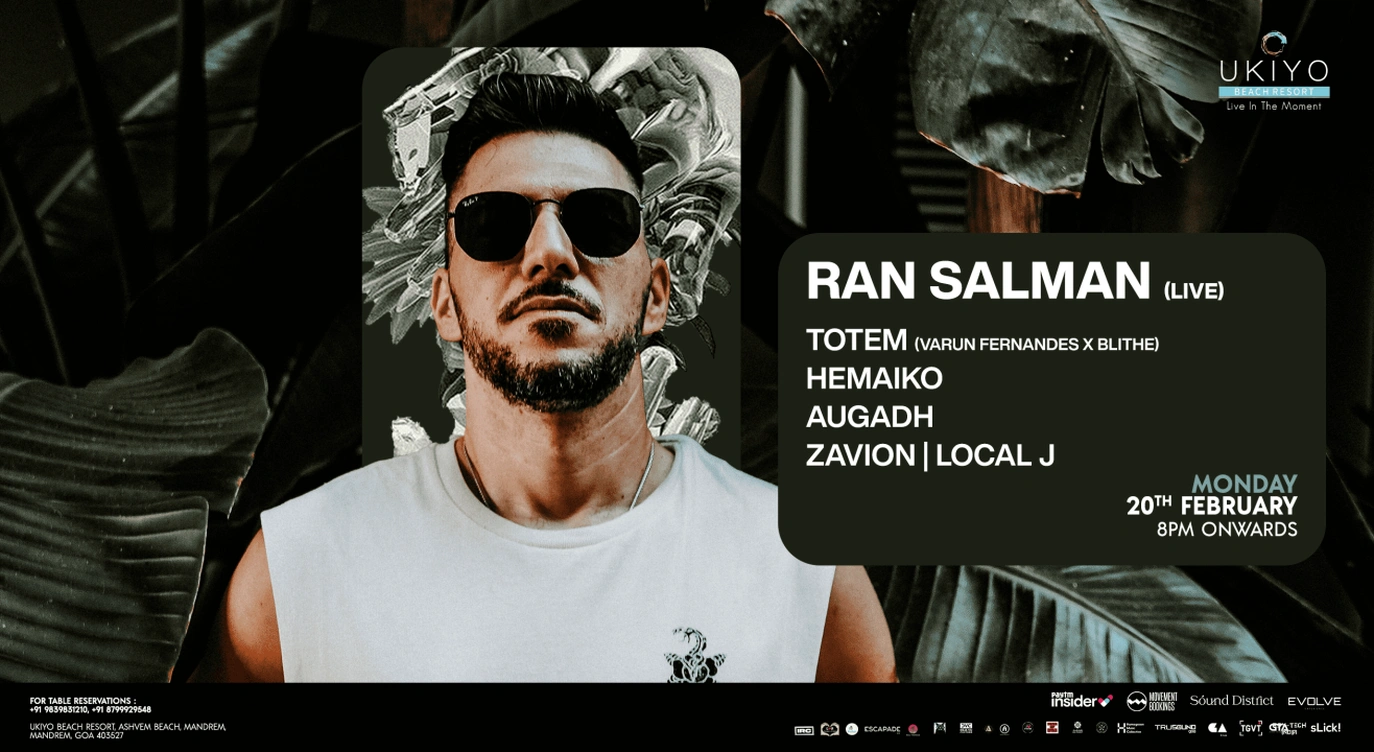Ran Salman @ Ukiyo Beach Resort, Goa