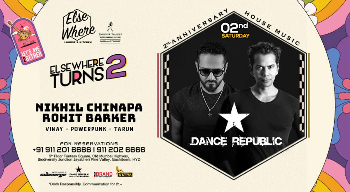 Electrifying night of house music with Dance Republic | Featuring - Nikhil Chinapa & Rohit Barker