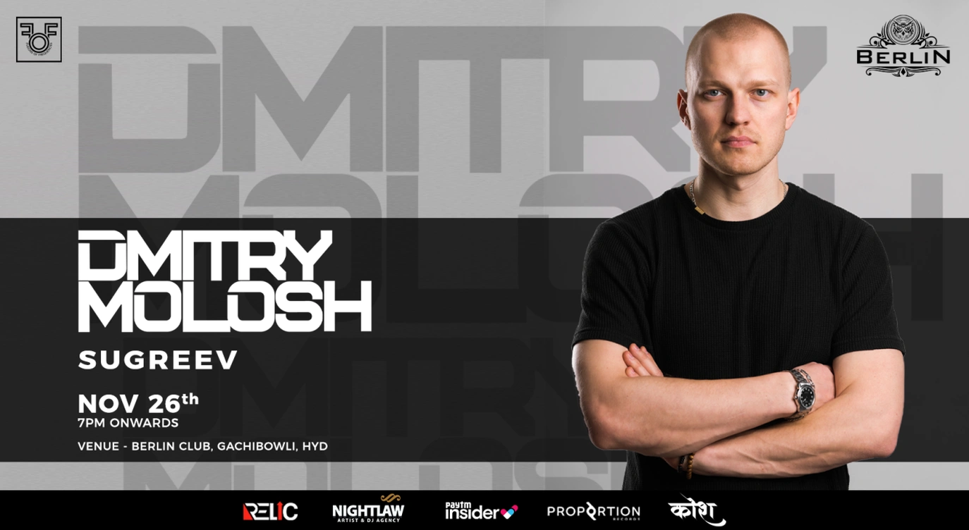 Underground Saturday with the Legend DMITRY MOLOSH (FOF)