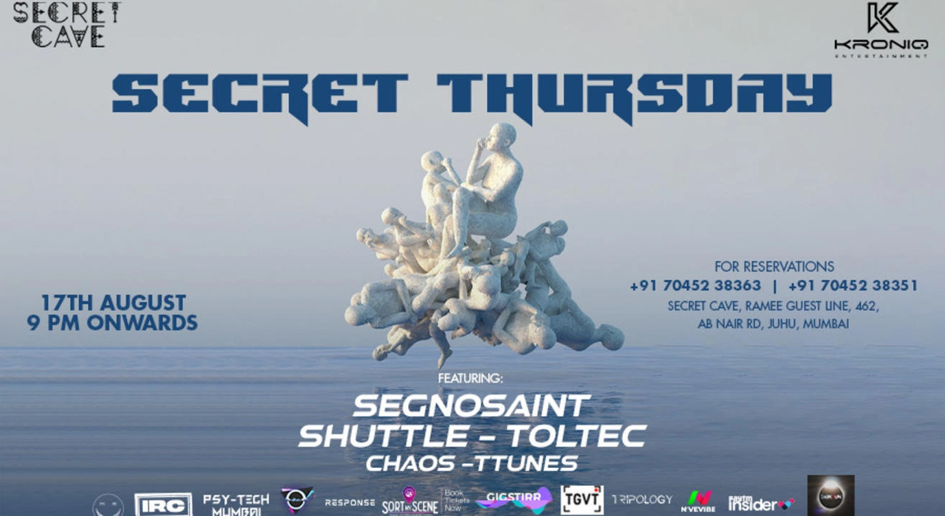 Secret Thursday Ft. Segnosaint At Secret Cave