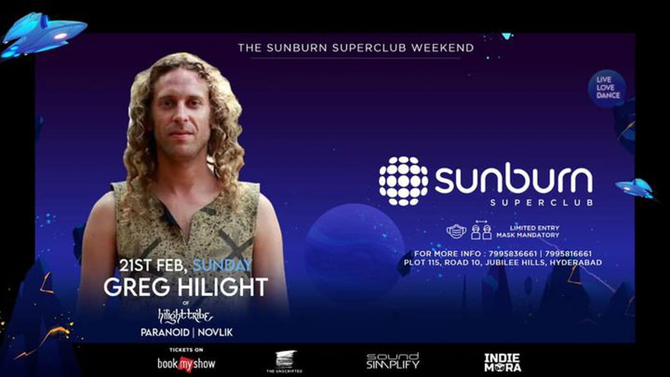 Sunburn Superclub weekend w/ Greg Hilight of Hilight Tribe