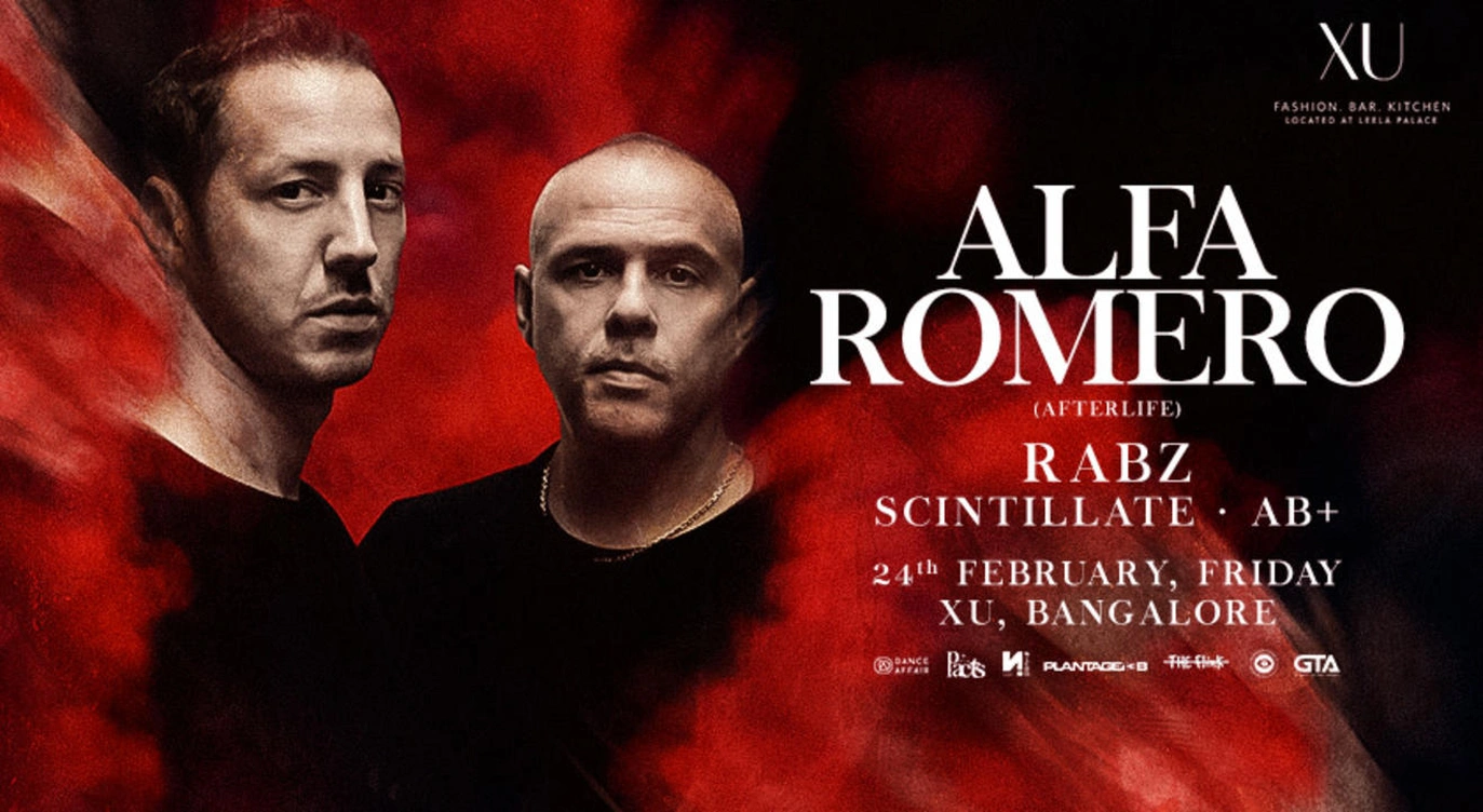 ALFA ROMERO LIVE AT XU, The Leela Palace Bengaluru