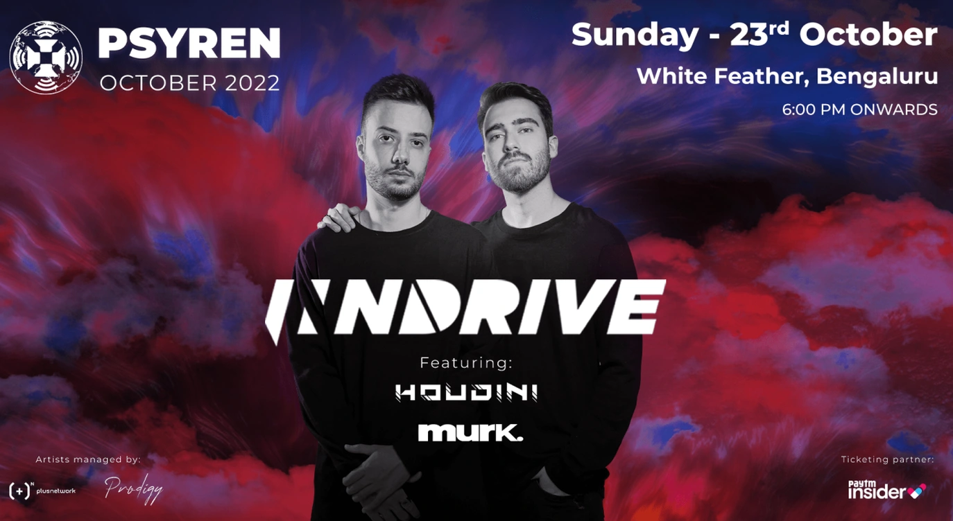 PSYREN '22 feat. INNDRIVE Debut India Tour - Bengaluru