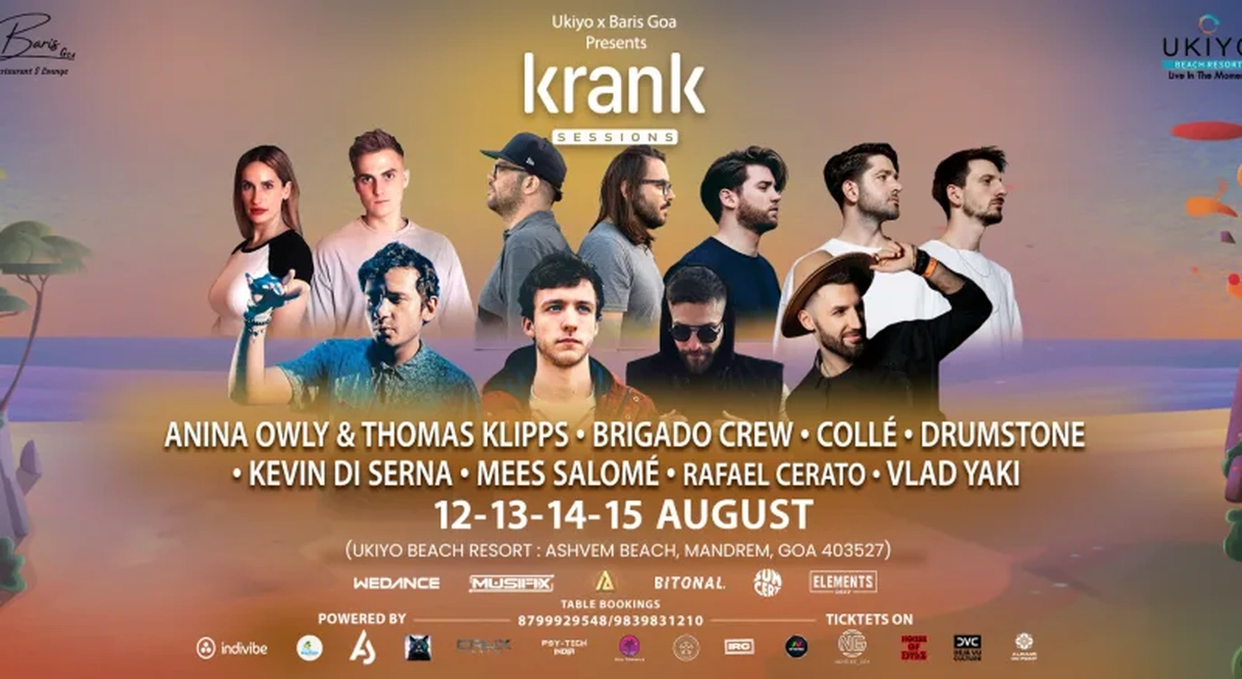 Krank Monsoon Sessions GOA 2022 | Aug 12-15th