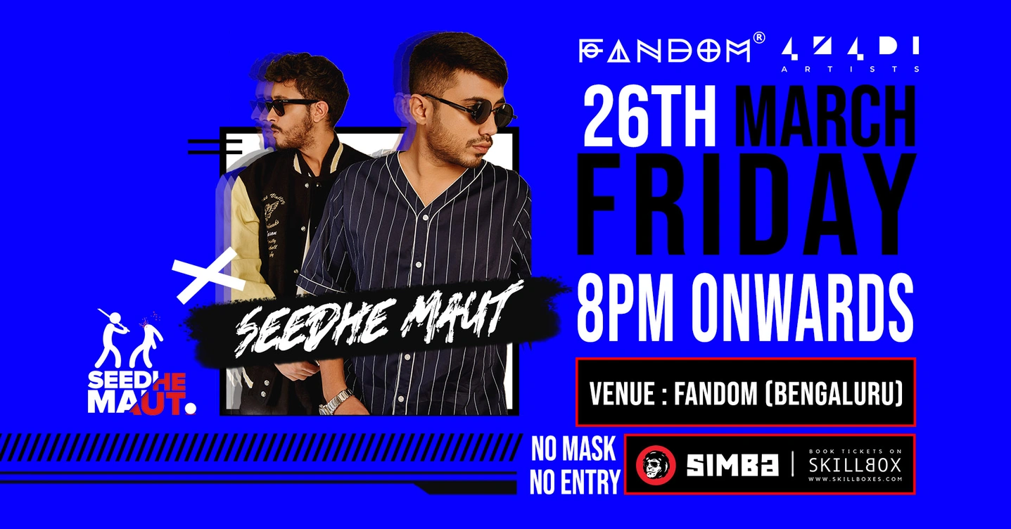 Seedhe Maut Live in Bangalore