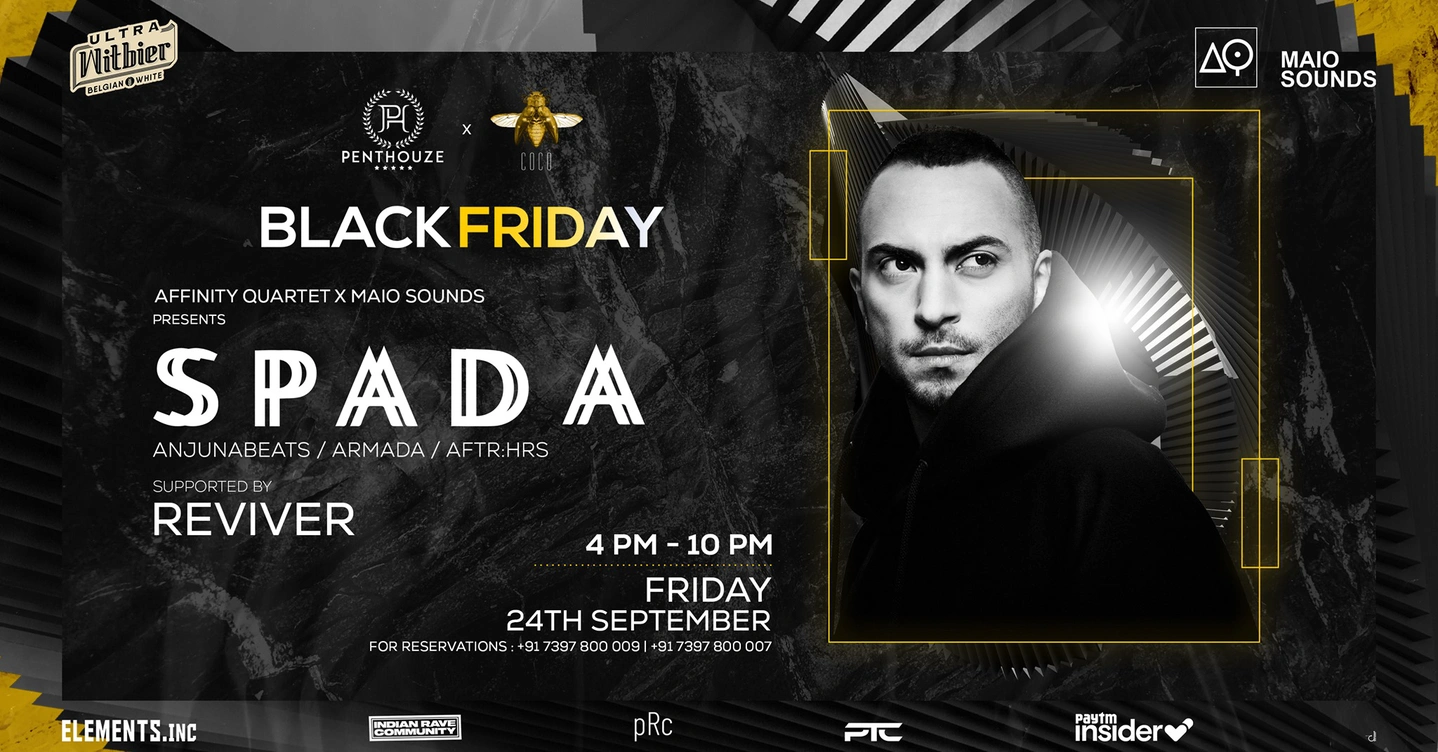 Black Friday ft. Spada (Pune ,India Tour)