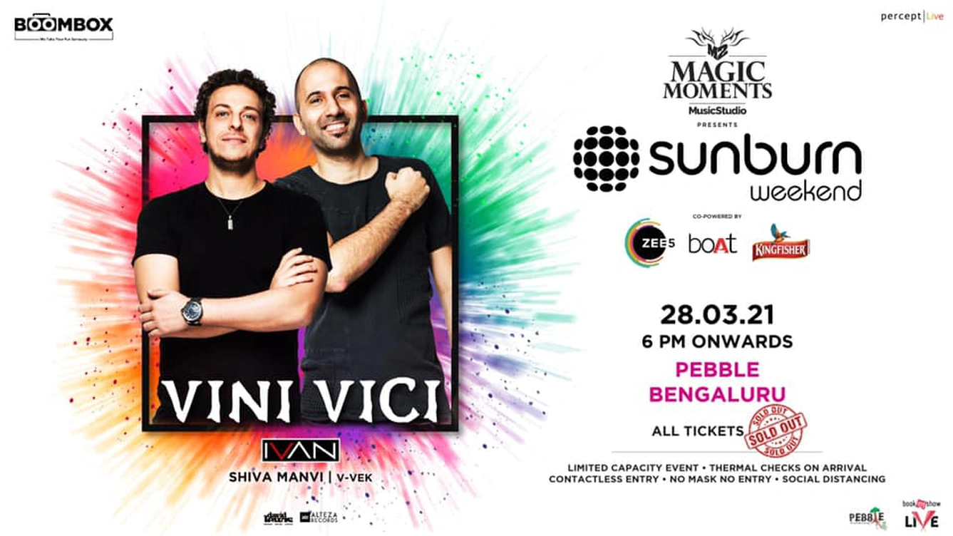 Sunburn Weekend with Vini Vici | Bengaluru