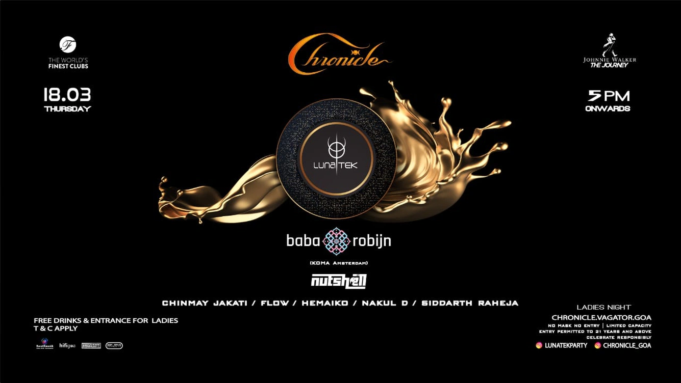 Chronicle, Goa x Lunatek Part - Ladies Night: 18th March