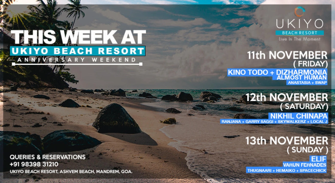 Ukiyo Beach Resort Anniversary Weekend
