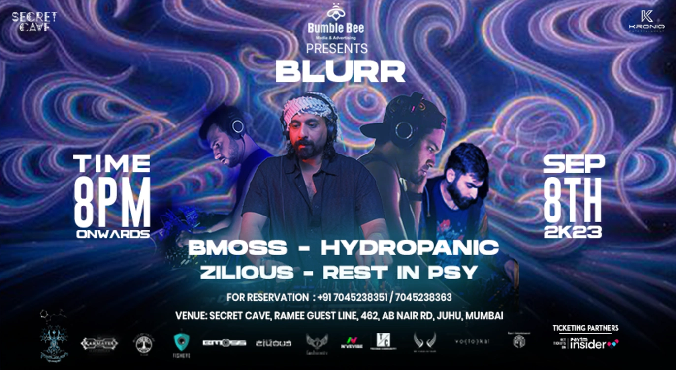 BLURR Ft. Bmoss & Hydropanic At Secret Cave