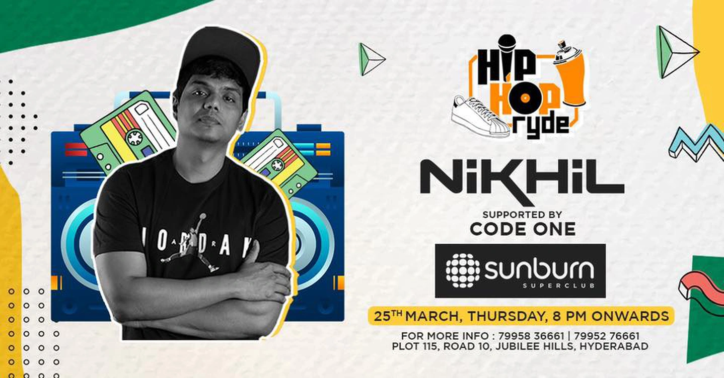 Thursday Hip Hop Ryde w/ Nikhil.