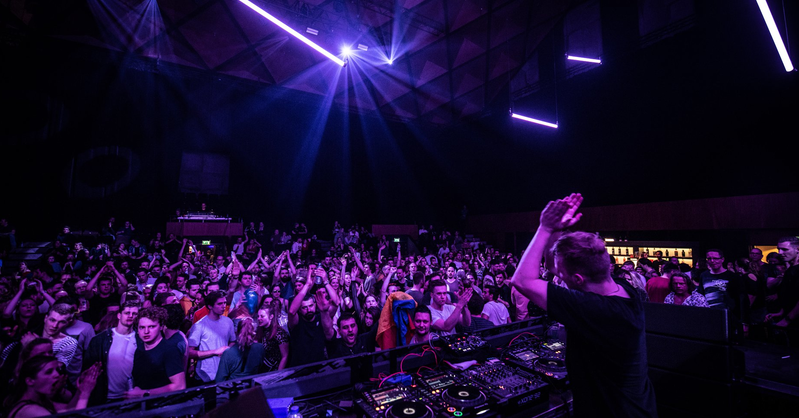 nightclub in Mumbai with vibrant lights and dance floor atmosphere